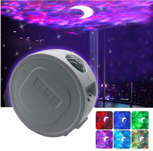 LED Night Light USB Charging Projection Lamp Colorful Starry Sky Galaxy Projector Lamp Children Bedroom Star Kids Gift