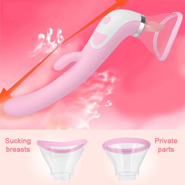 Pussy Dildo Vibrators Adult Sex Toys For Vagina Nipple Sucker Licking Clit Stimulation Heating Vibrators for Women Intimate Good - Image 3