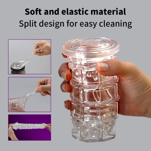 Automatic Piston Retractable Male Masturbation Thrusting Vibrator Suck Wrap Artificial Vagina Masturbator Cup Toys for Men - Image 3