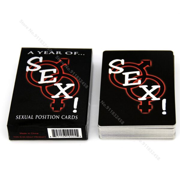 Erotic Games Sexual Positions Play Paper Cards A Year of Sex for Adult Sexy Game Cards Sets for Couple Game Sex Postion Sex Toys - Image 4