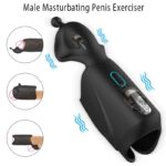 Powerful Penis Endurance Delay Lasting Trainer Glans Massager Male Masturbator Penis Stimulation Vibrator Sex Toy for Men Adults