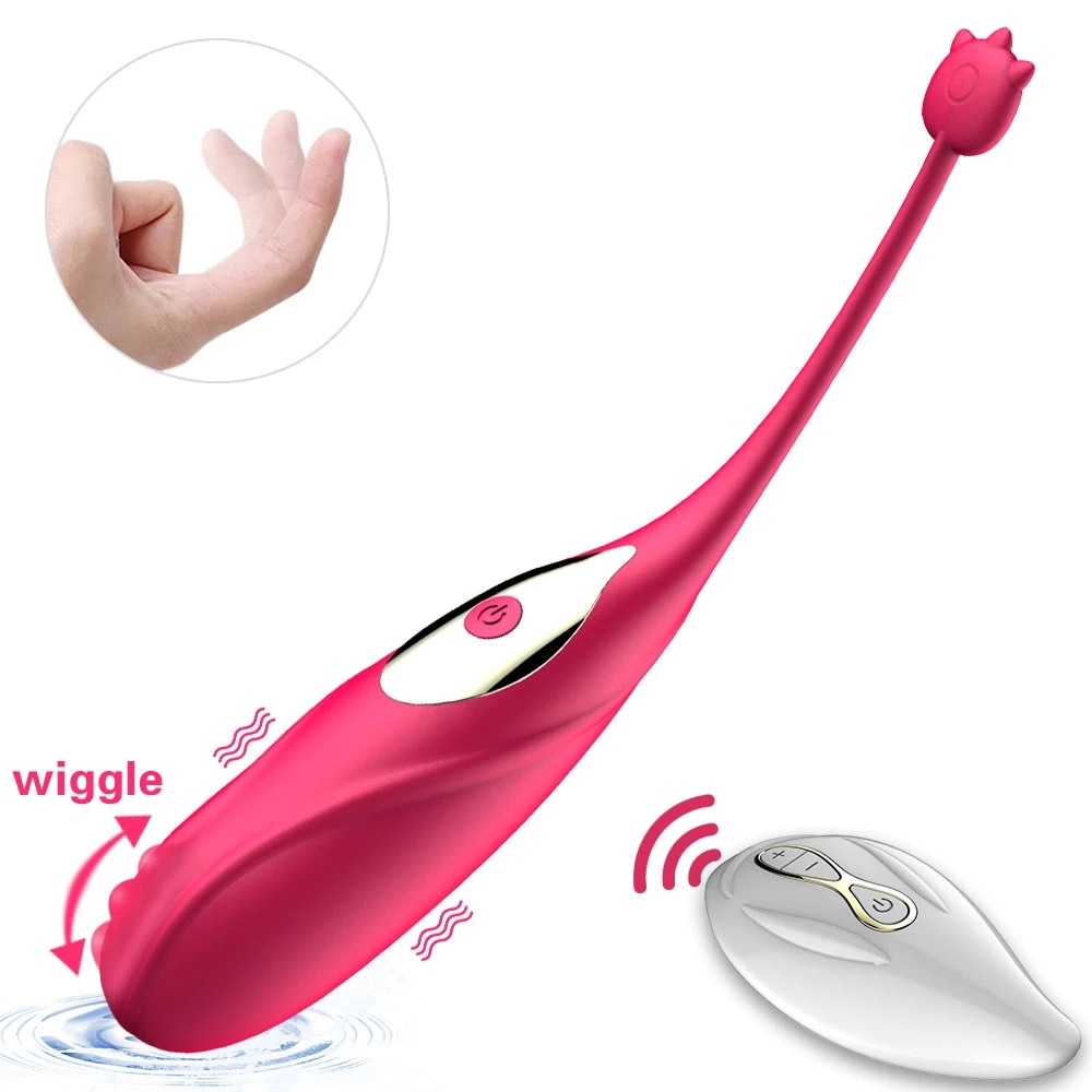 Wiggle Vibrator Kegel Ball Remote Control Vaginal G Spot Massage Clit Stimulator Female
