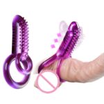 Sex Shop Penis Toys Clitoris Vibrators For Women Clitoral Stimulator Double Ring Cock Male Dildo Strapon Bullet Massage Vibrator