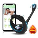 Sexy Toys Cockring for Men Bluetooth Penis Cock Ring Vibrator Adult Goods for Men Delay Ejaculation Wireless APP Masturbators