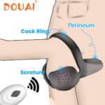 Testicle Massager Vibrator Cockring Penis Cock Ring on for Man Delay Ejaculation Sex Toys for Men Penisring Scrotum Stimulator
