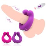 Vibrating Cock Rings Clitoris Stimulation Vibrator Male Delay Ejaculation Penis Ring Sex Toy for Couple Men Adult Products