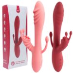 Rabbit Vibrator Sex Toy Warming Dildo for Women Tongue Licking Female Masturbator Massager AV Stick Couple Butt Plug