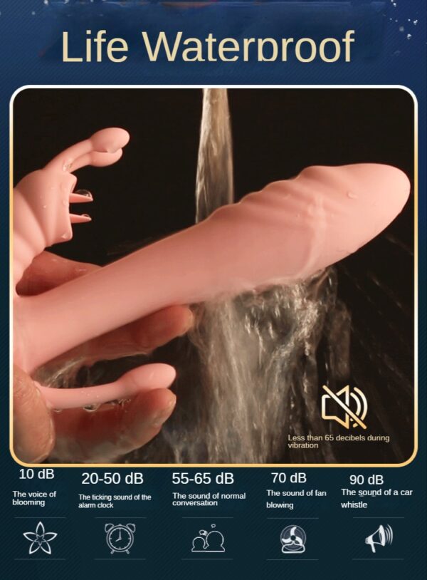 Rabbit Vibrator Sex Toy Warming Dildo for Women Tongue Licking Female Masturbator Massager AV Stick Couple Butt Plug - Image 4