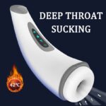 Real Air Sucking Heating Male Masturbator Automatic Vacuum Erotic Oral Blowjob Cup Adult Sex Toys For Men Masturbation Goods Sey