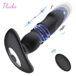 Telescopic Vibrating Butt Plug Anal Vibrator Wireless Remote Sex Toys for Women Ass Anal Dildo Prostate Massager Men Buttplug