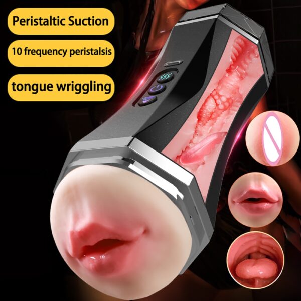 Vibration Male Masturbator Peristalsis Blowjob Sucking Machine Vagina Masturbation Cup Man Masturbation Tool Penis Massager