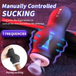 Automatic Male Masturbator Cup Glans Massager Vibration Stroker Blowjob Vagina Pennis Delay Lasting Trainer Sex Toys for Men Adu