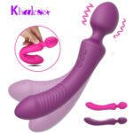 Soft Powerful Wand AV Vibrators for Women 20 speed Dual motor Dildo vibrator Massager Sex Toy Clitoris Vagina anus Stimulate