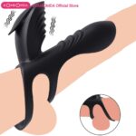 Penis Vibrator Sex Toys for Couples Vibrating Ring Penis Erection Clitoris Stimulator Butt plug Erotic Adult Sex Toys For Men