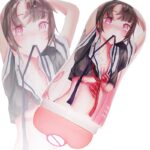 16cm Sex Toys for Men Anime Penis Pump Realistic Vagina Mouth Real Pussy Cock Enlargement Male Masturbator Machine Adult Erotic