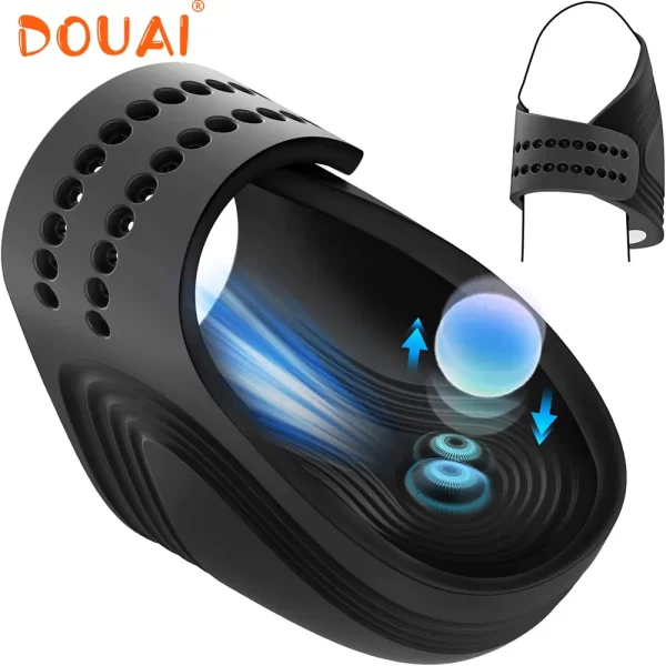 Patting Penis Delay Trainer Vibrator Glans Stimulater Massager Male Masturbator Cock Ring Sex Toys Adult supplies for men