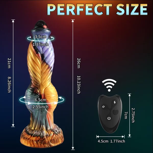 10 inch Thrusting Dildo Vibrator Sex Toys For Women Realistic Huge Vibrating Penis G-spot Anal Stimulation Soft Silicone Dildos - Image 4