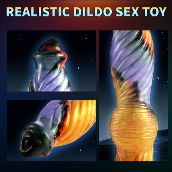 10 inch Thrusting Dildo Vibrator Sex Toys For Women Realistic Huge Vibrating Penis G-spot Anal Stimulation Soft Silicone Dildos - Image 5