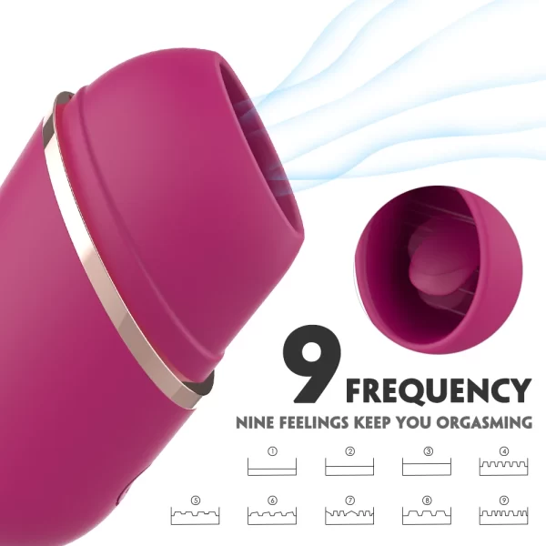 New TechnologyClit Vibrator Clitoral Sucking Tongue Licking Clitoris Stimulation Mini Toy 9 Powerful Vibration Modes Sex Toys - Image 2