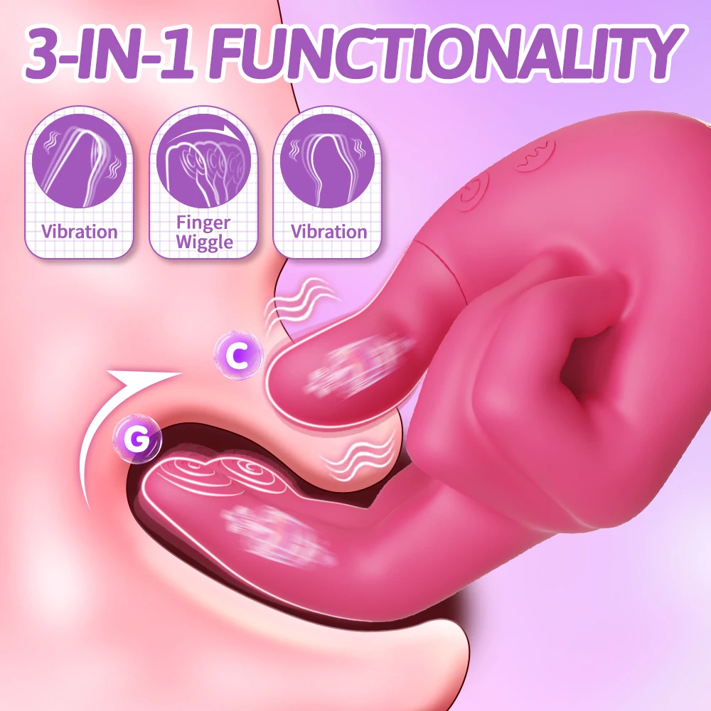 Wiggle Finger Vibrator for Women Sex Toys G-Spot Vagina Vibrator Heating Vibrators Female Masturbator Clitoris Clit Stimulator - Image 2