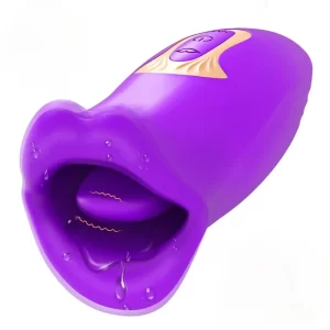 10 Mode Tongue Licking Vibrator Clit Nipple G Spot Stimulator Oral Sucking Massager Female Couples Adult Sex Toy