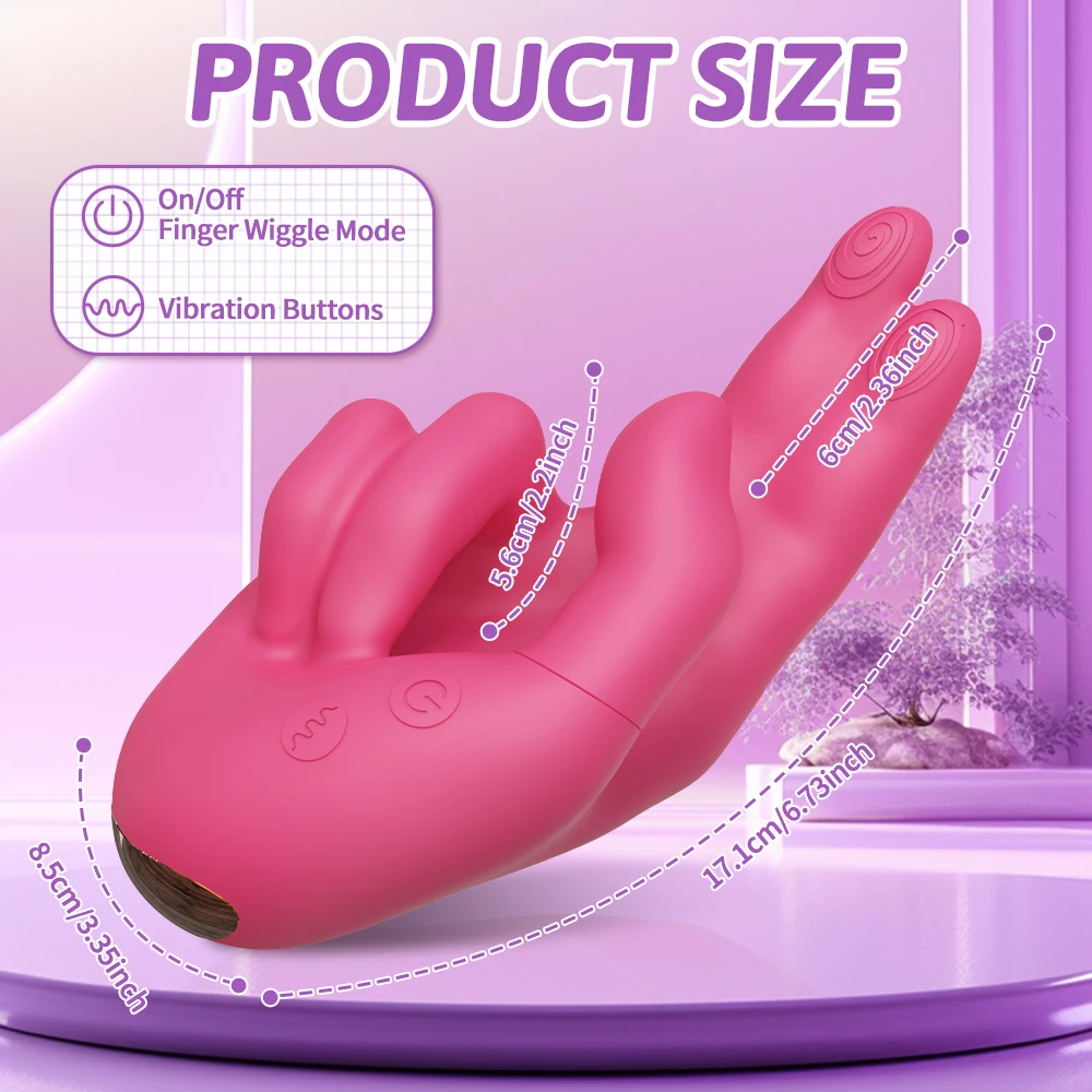 Wiggle Finger Vibrator for Women Sex Toys G-Spot Vagina Vibrator Heating Vibrators Female Masturbator Clitoris Clit Stimulator - Image 5
